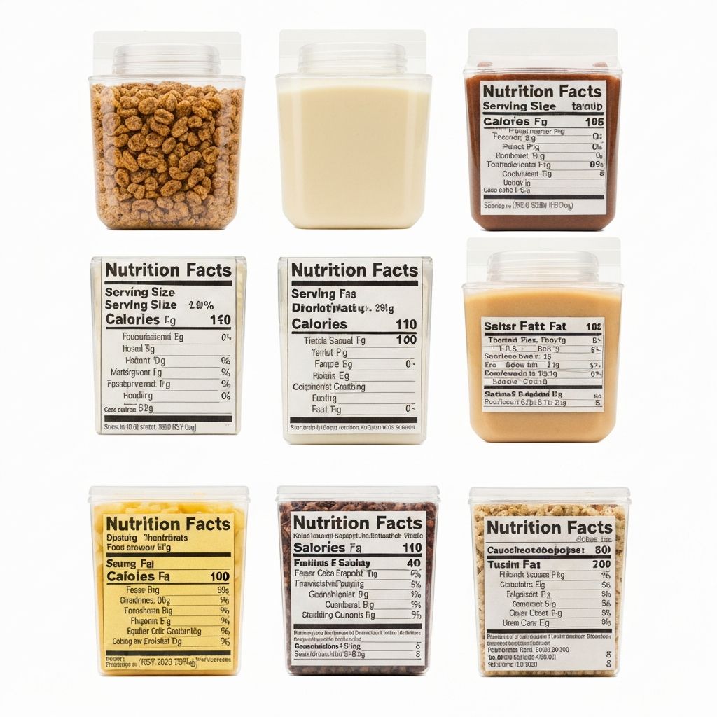 Etiquetas nutricionales